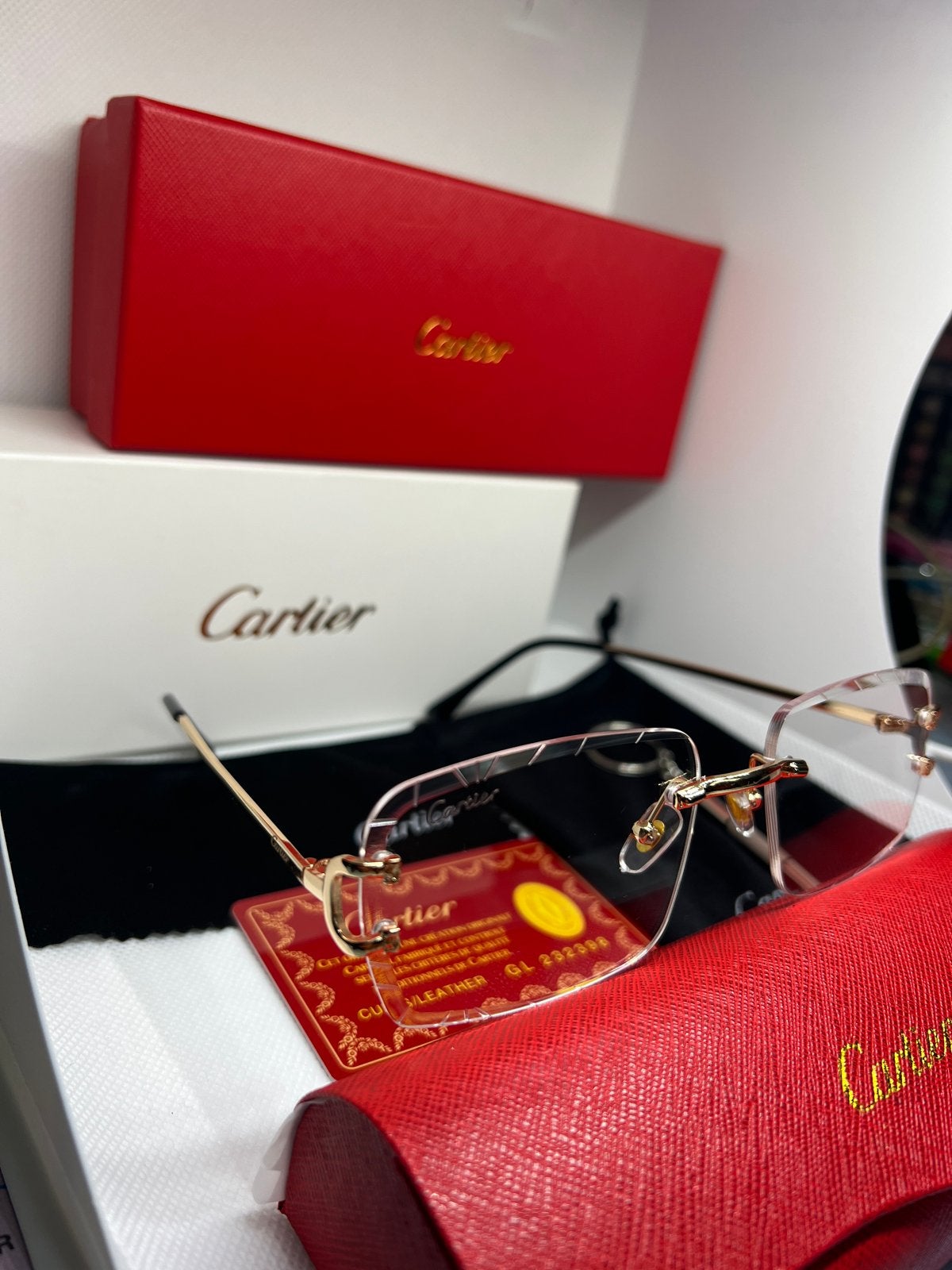 Nieuwe Cartier Bril Unisex - Elegant en Stijlvol, Ophalen, Nieuw, Bril, Overige merken