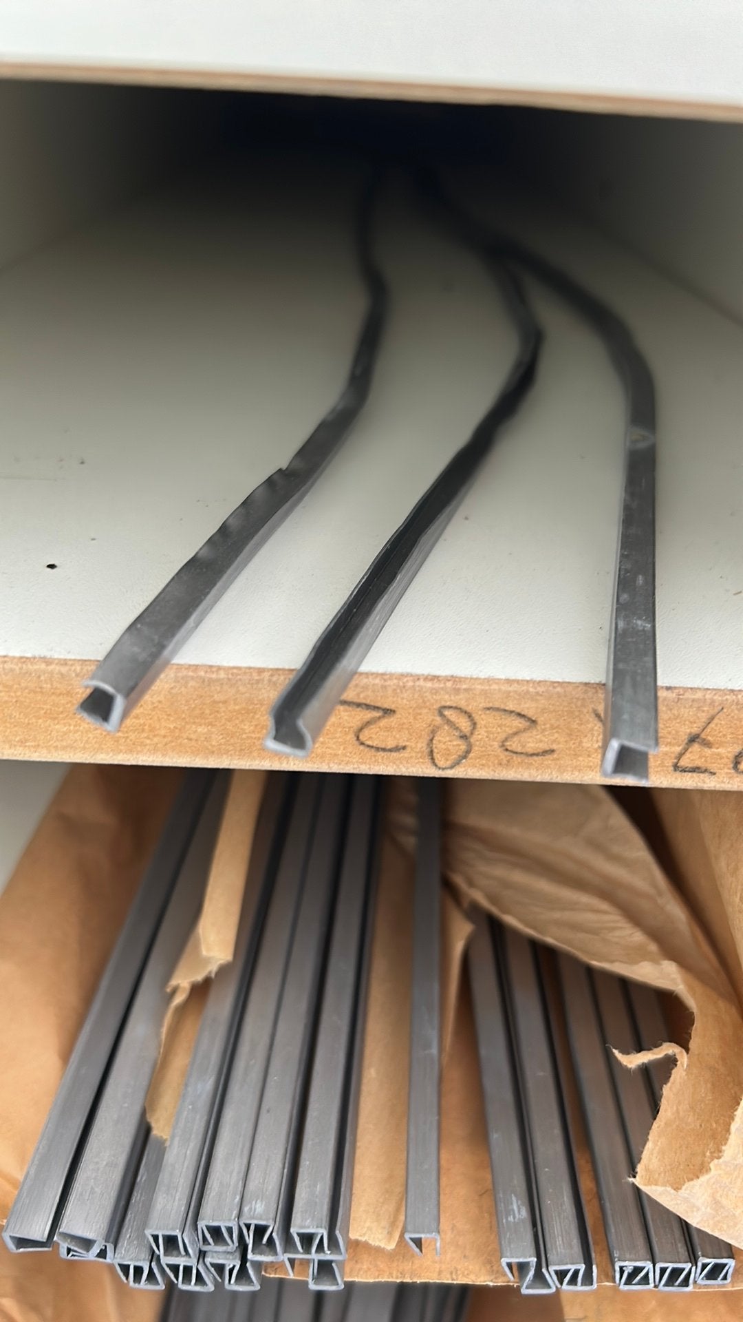 Nog wat loodstrips voor glas in lood, Ophalen, Zo goed als nieuw, Glas in lood, Minder dan 80 cm