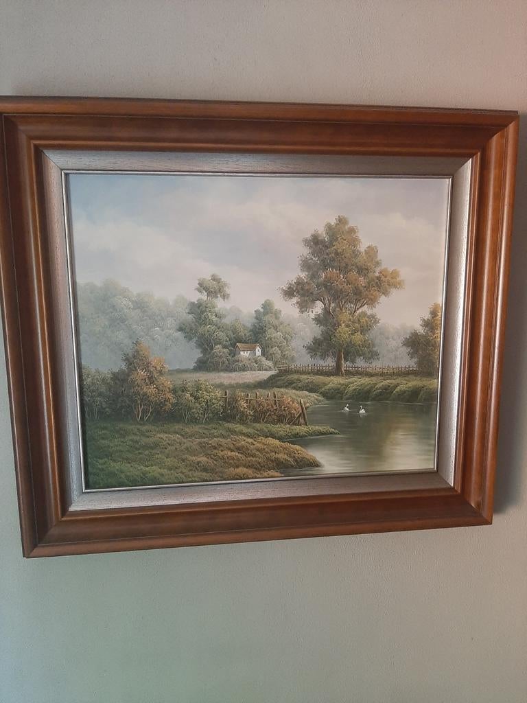Schilderij P Wilson, Antiek en Kunst, Ophalen