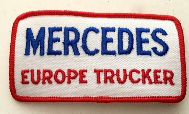 Mercedes Benz  TRUCKS Logo  opnaai embleem patch, Ophalen of Verzenden, Zo goed als nieuw, Auto's