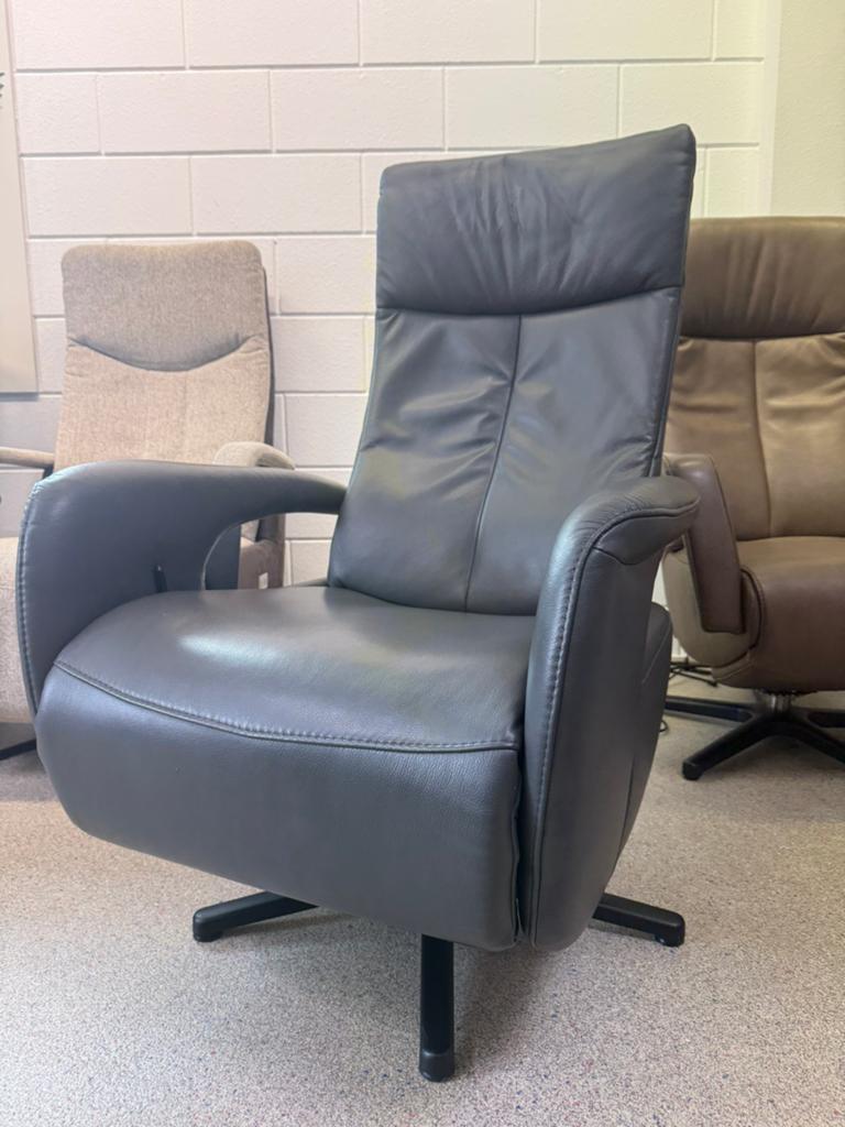 Hukla relaxfauteuil leer relax stoel gratis bezorging