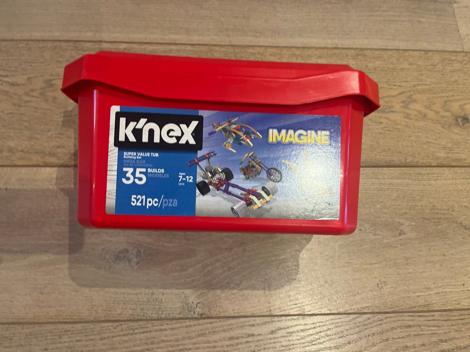 K'nex Super Value Tub - 521 onderdelen, Ophalen, Zo goed als nieuw, K'nex
