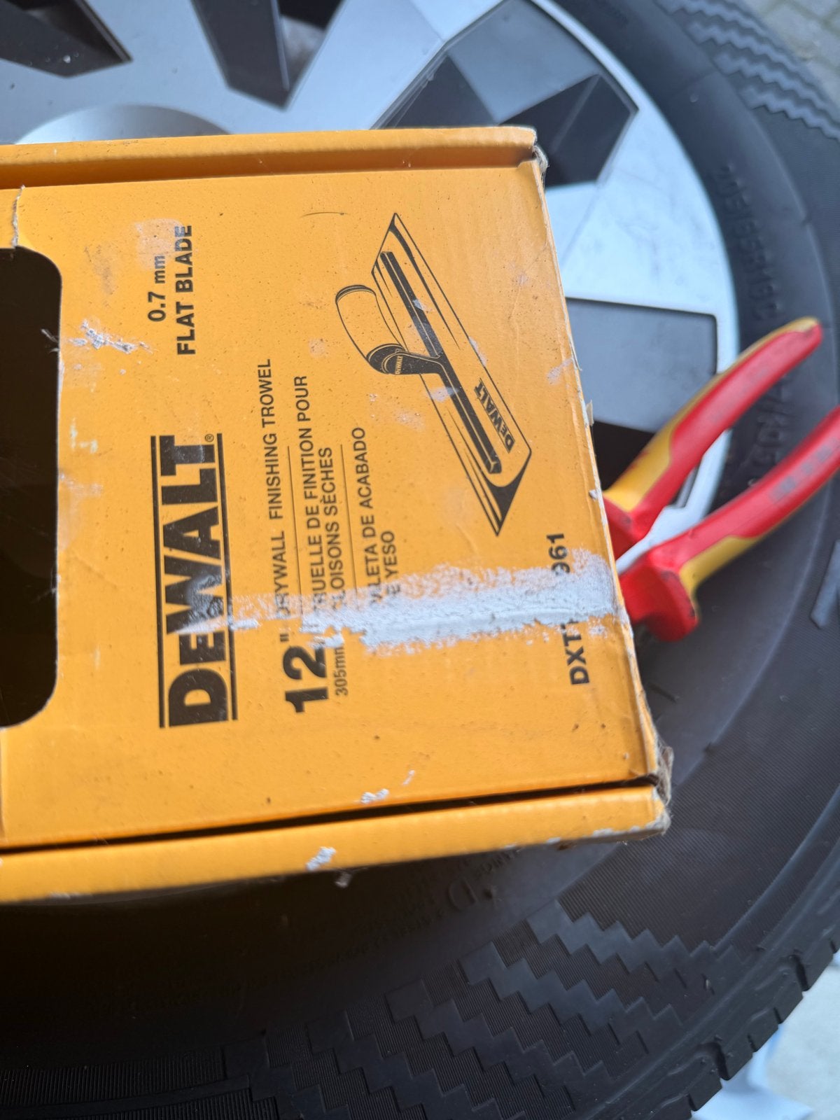 Nieuwe DeWalt 12" Drywall Finishing Trowel - Vlakke Blad, Ophalen of Verzenden, Nieuw, Overige typen, DeWalt