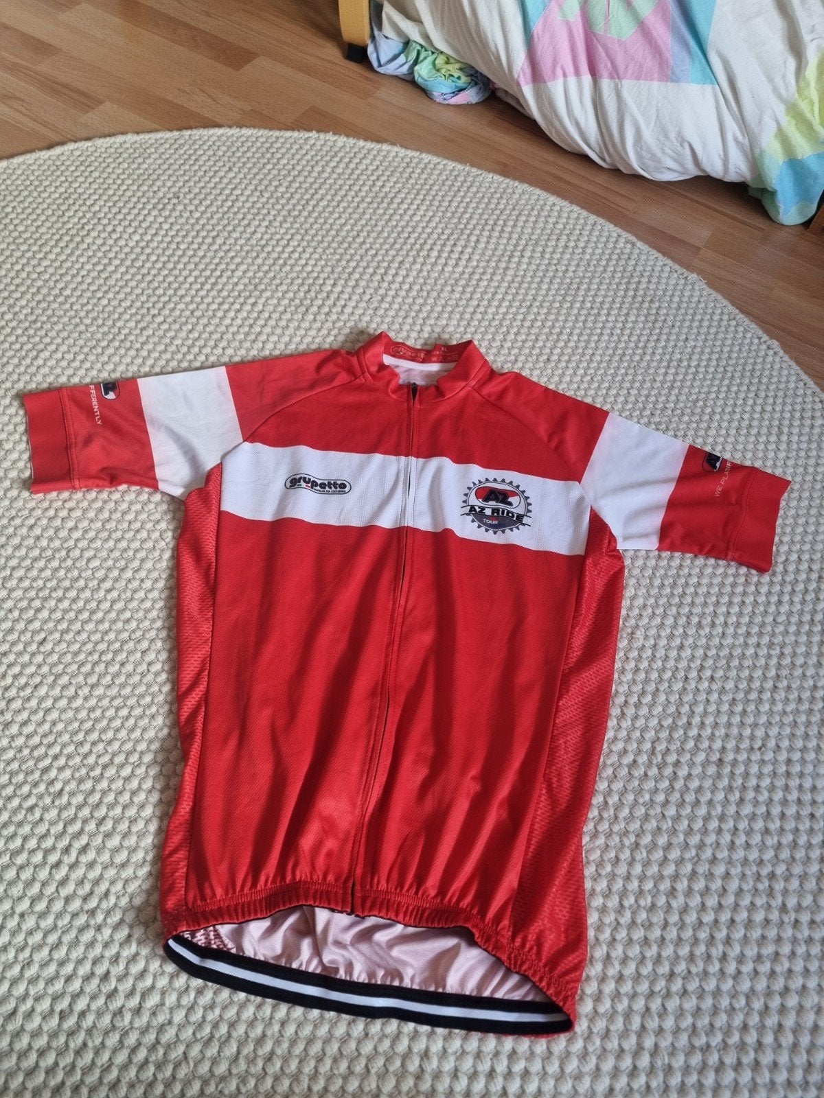 Az Voetbal Wielershirt - Grupetto AZ Ride Tour - Maat XL, Ophalen of Verzenden, Gebruikt, Kleding