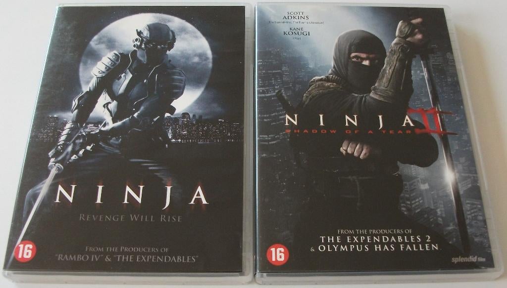Film-Serie *** NINJA *** Deel 1 + 2, Vanaf 16 jaar, Ophalen of Verzenden, Zo goed als nieuw