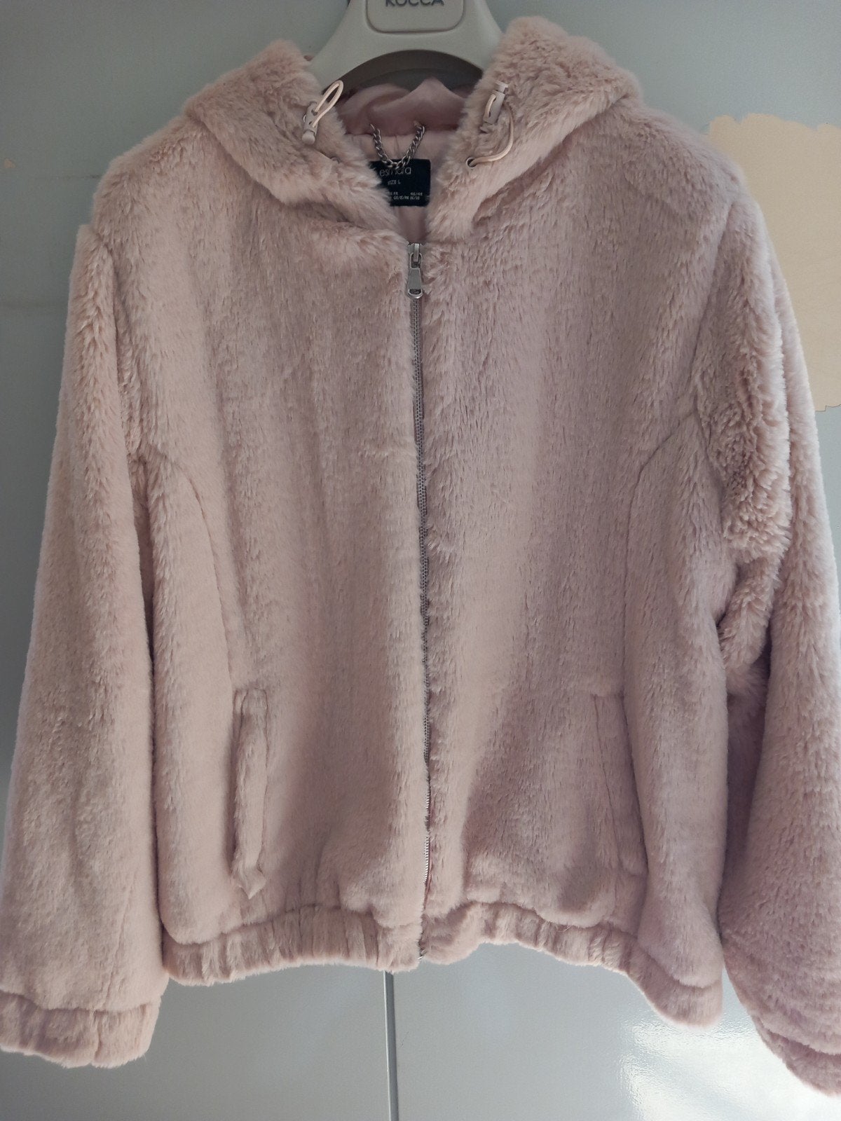 Heerlijk zachte roze jas met steekzakken, Kleding | Dames, Ophalen of Verzenden, Nieuw, Maat 42/44 (L), Roze