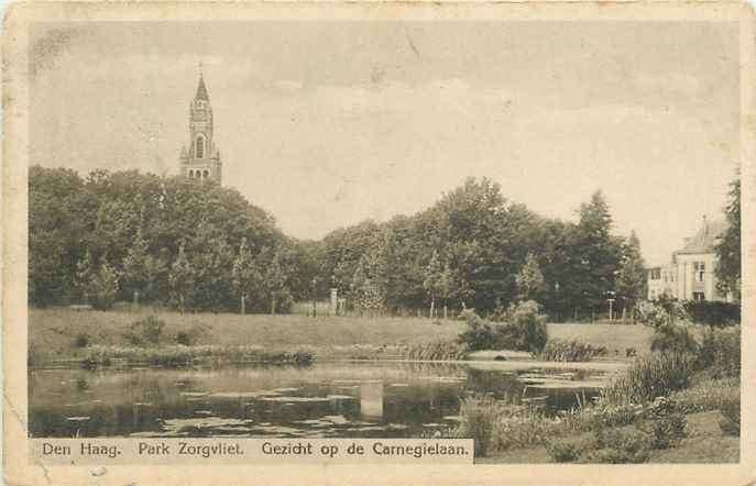301-014-029 Den Haag Park Zorgvliet, Verzenden, Voor 1920, Zuid-Holland