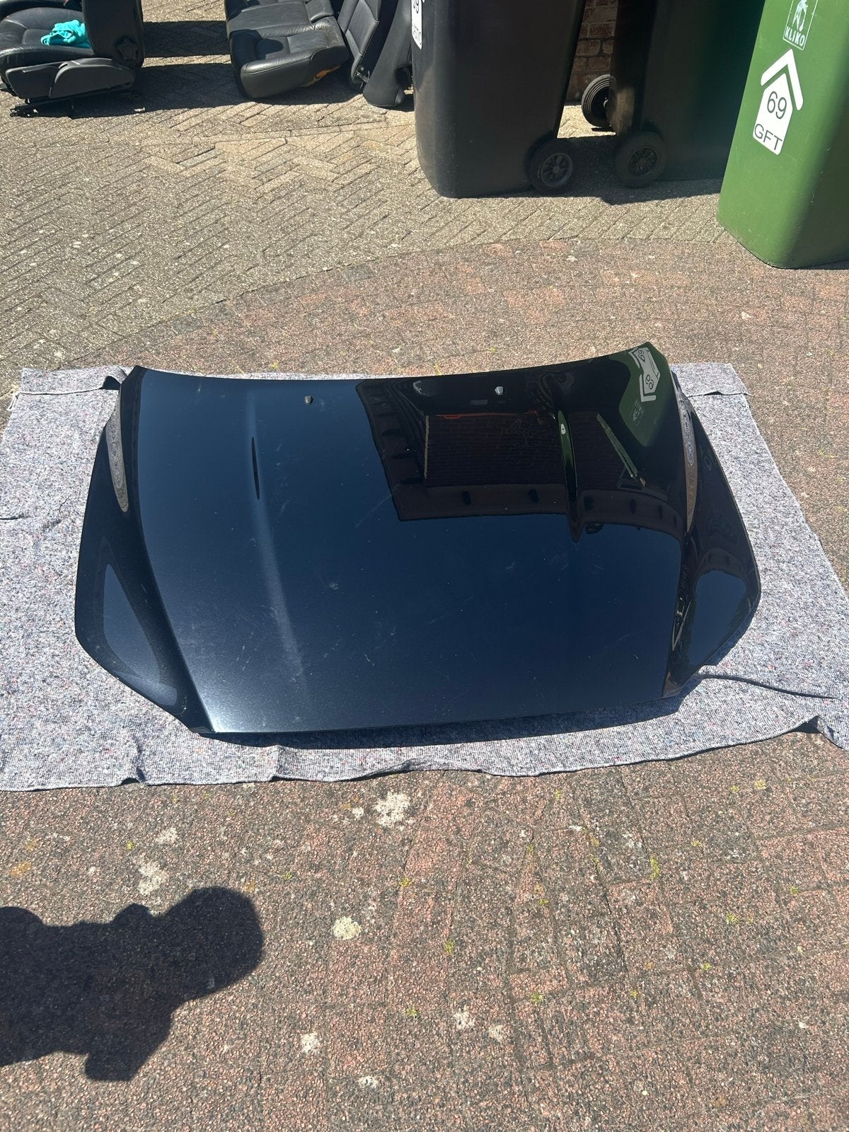 Motorkap Volvo V70 2009 Zwart 452-26, Ophalen, Gebruikt, Voor, Volvo
