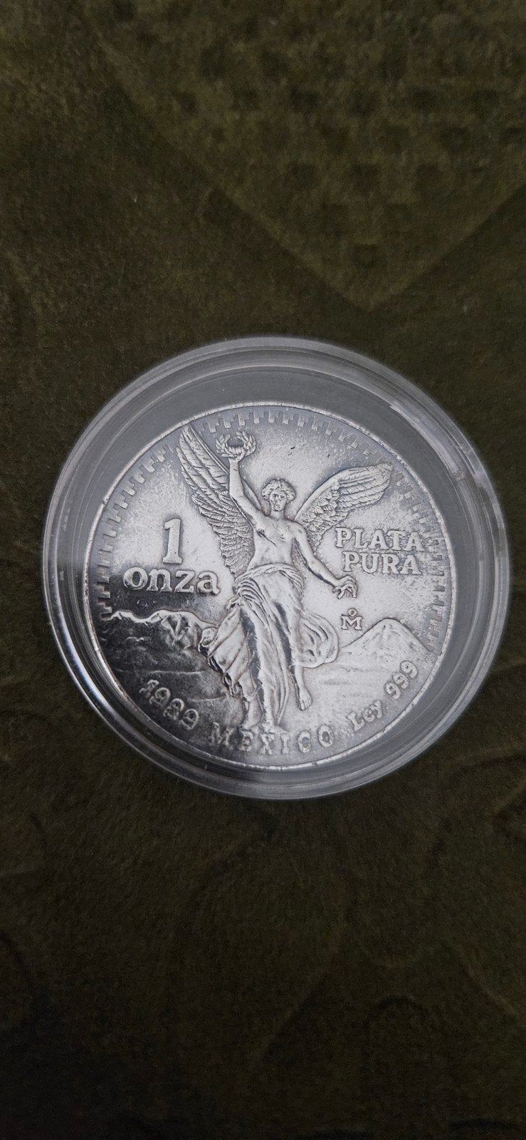 Zilveren 1 Onza Libertad Munt 1989 Mexico, Ophalen of Verzenden