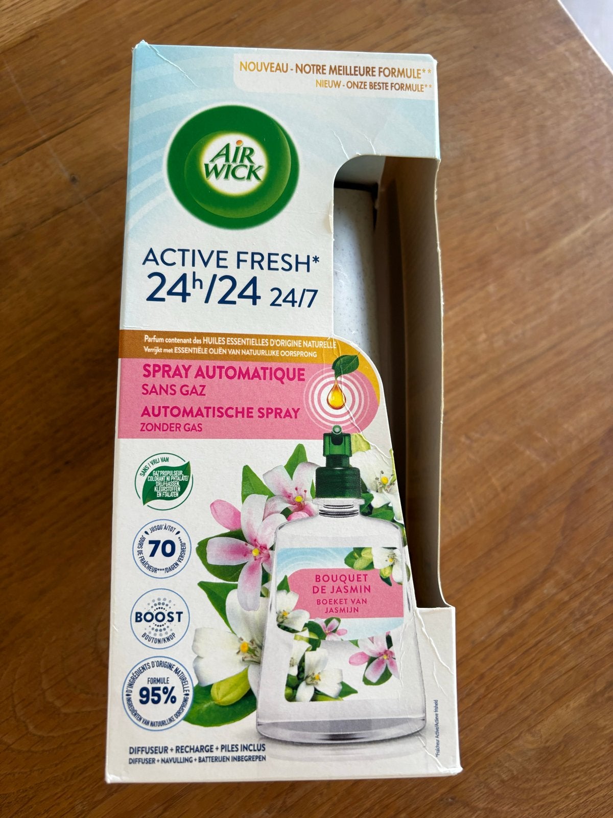 Air Wick Active Fresh Automatische Spray - Boeket van Jasmij, Ophalen of Verzenden, Nieuw