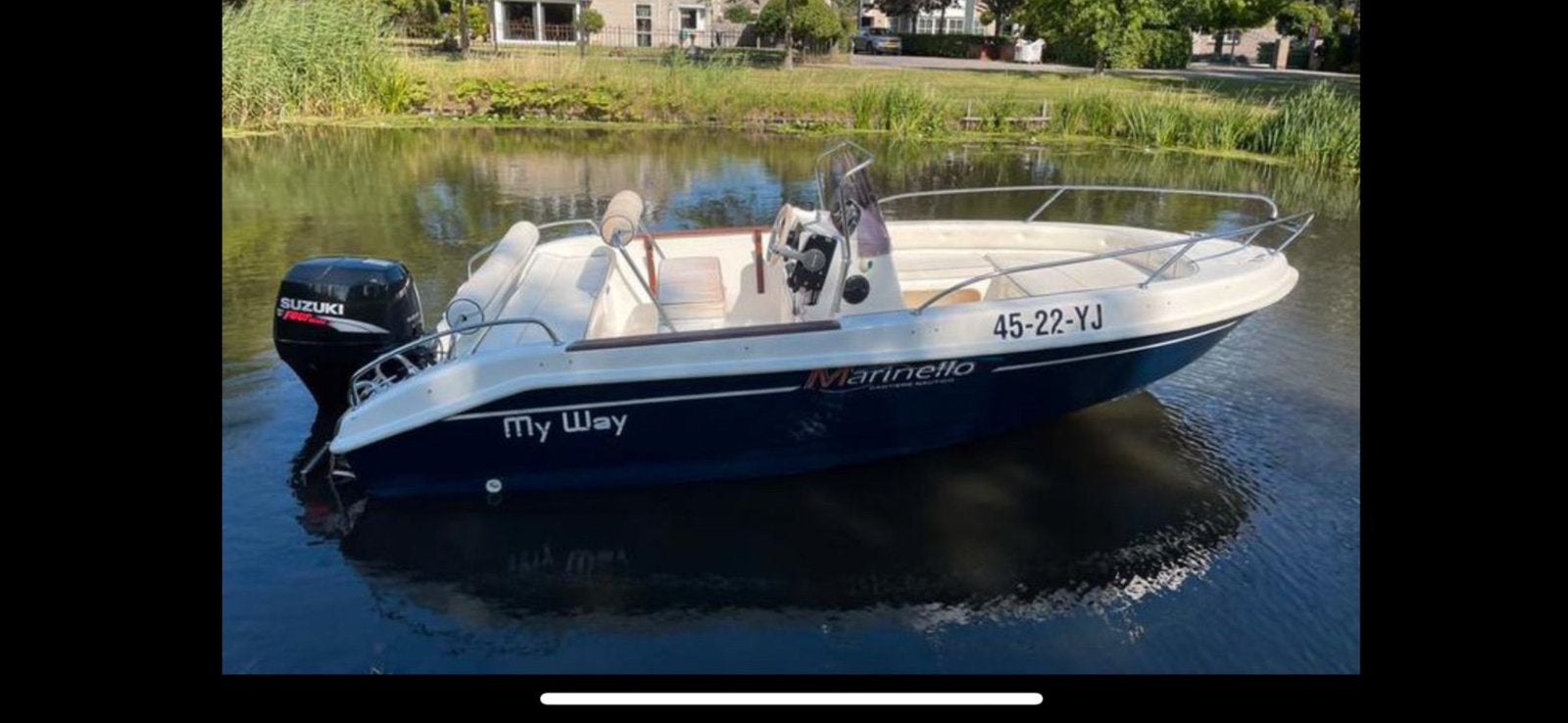 Consoleboot Marinello 5 meter, Watersport en Boten, Motorboten en Motorjachten, Gebruikt, Buitenboordmotor, 70 pk, 5 m