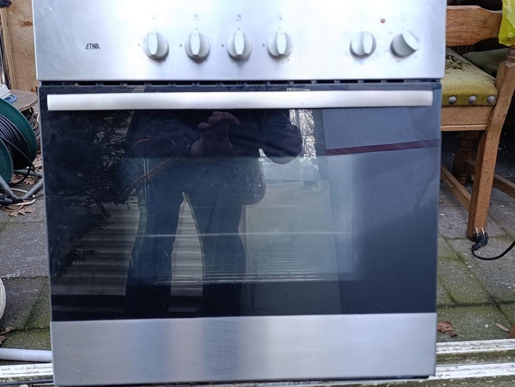Etna Inbouw Oven met Gaskookplaat - Keukenapparatuur, Gebruikt, Oven, Ophalen of Verzenden, Inbouw