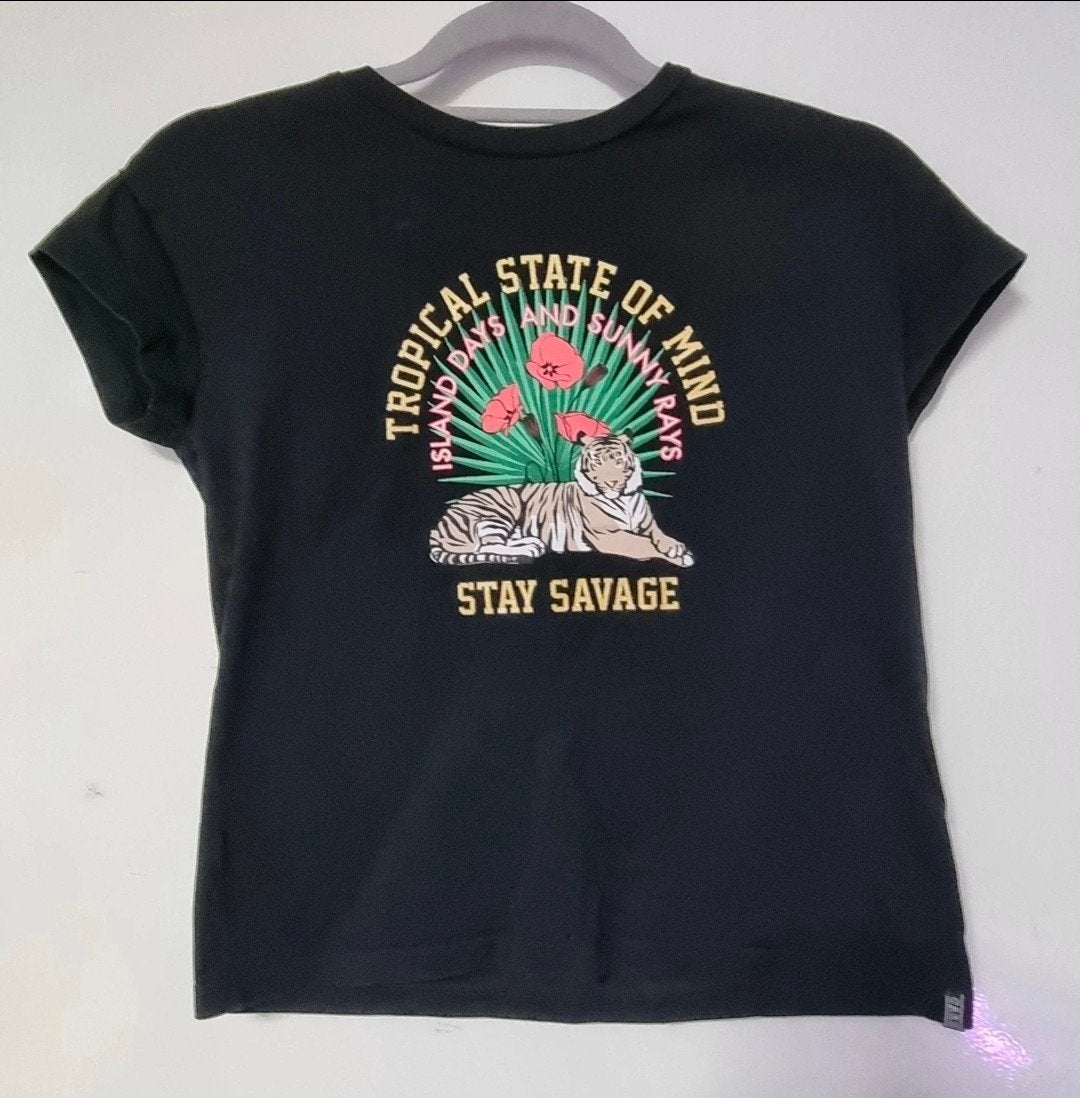 Cars Jeans T-shirt met tijgerprint - Maat 10 kind, Ophalen of Verzenden