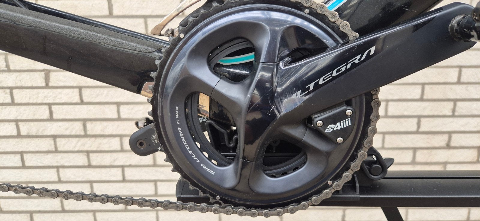 Shimano Ultegra 52/36  172.5 met 4ii dual vermogenmeter +SPD, Crankstel of Pedalen, Gebruikt, Shimano Ultegra, Racefiets