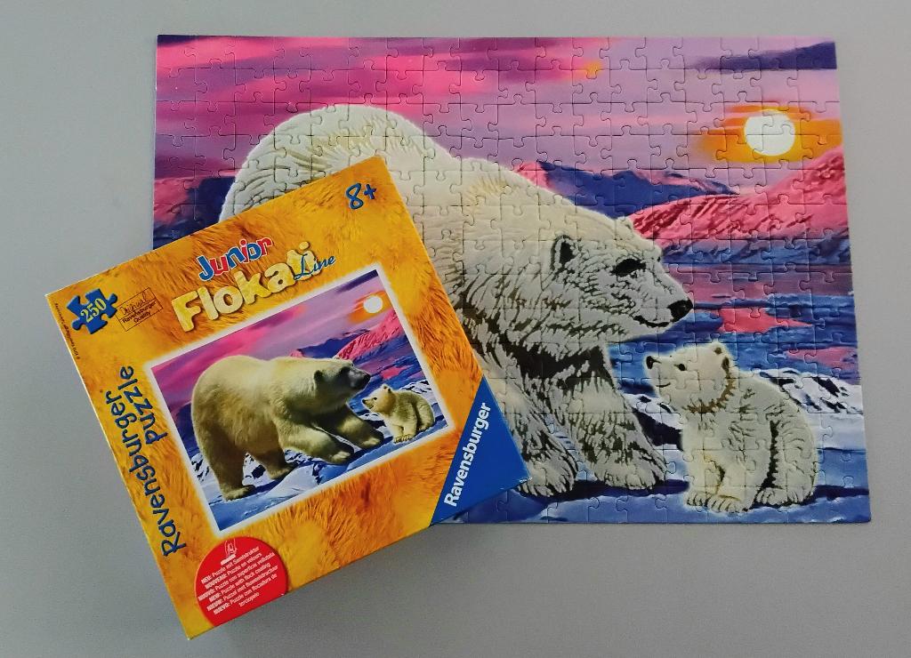 Legpuzzel - puzzel ijsbeer - Junior Flokati Line - Ravensbur, Kinderen en Baby's, Speelgoed | Kinderpuzzels, Ophalen of Verzenden