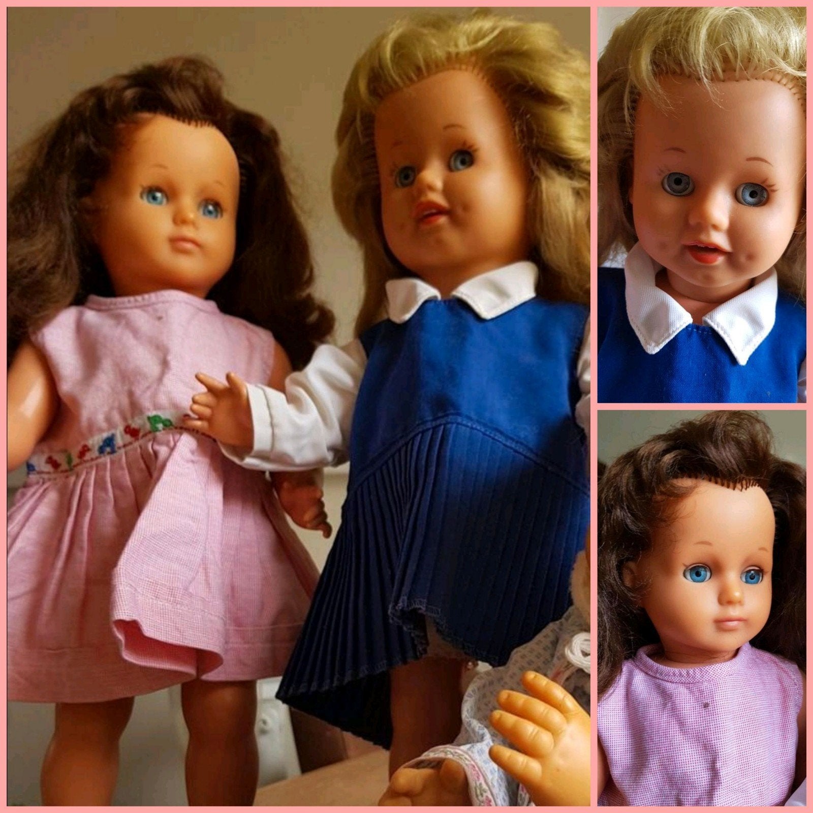 2 Schilpad poppen Vintage, Ophalen of Verzenden