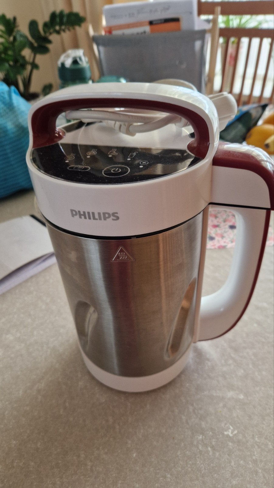 Philips Soepmaker, 1 tot 2 liter, Ophalen of Verzenden, Gebruikt, 3 snelheden of meer