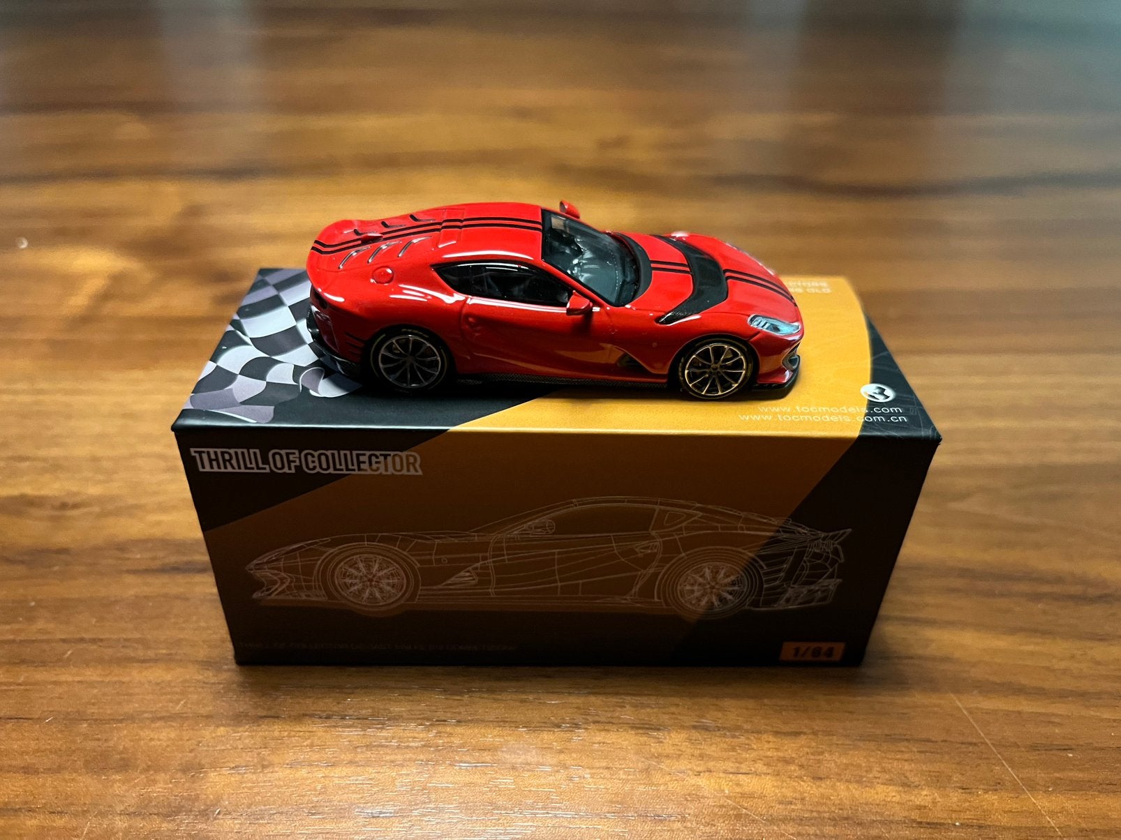 TOC thrill of collectors Ferrari 812 Competione 1:64, Verzenden, Zo goed als nieuw, Auto