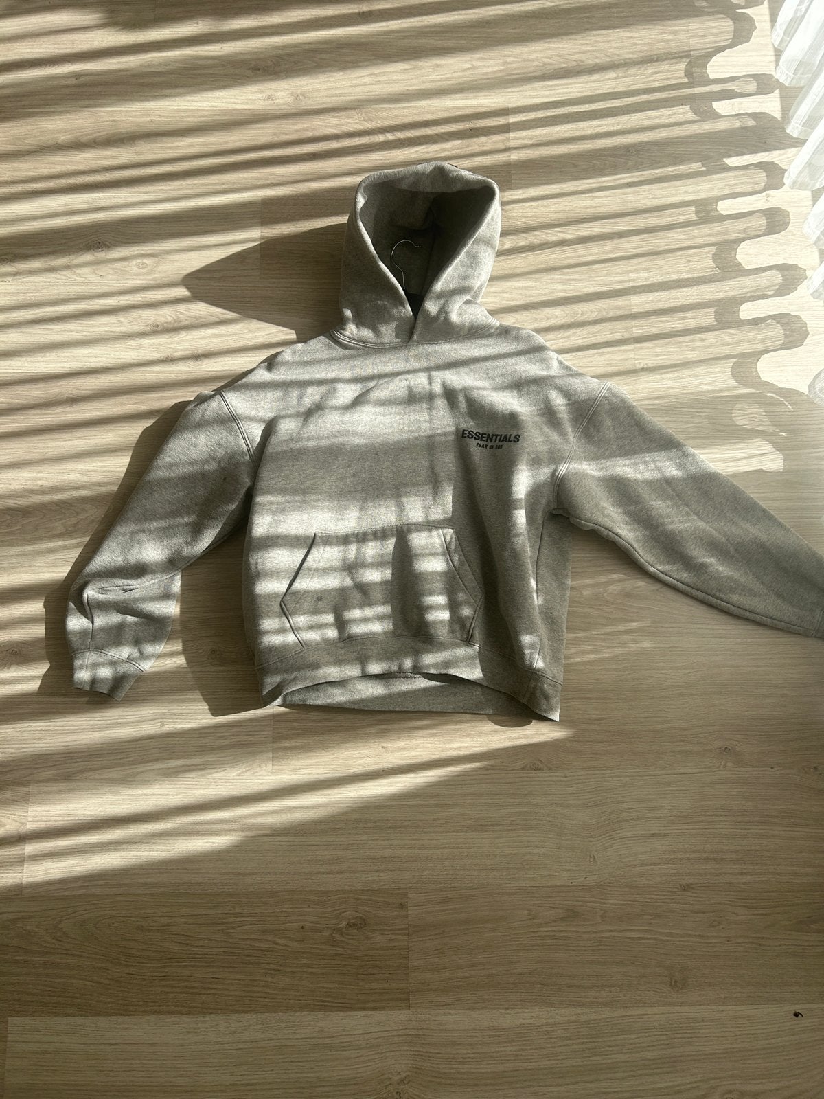 Essentials Fear of God Grijze Hoodie Maat S, Kleding | Heren, Ophalen of Verzenden, Gedragen