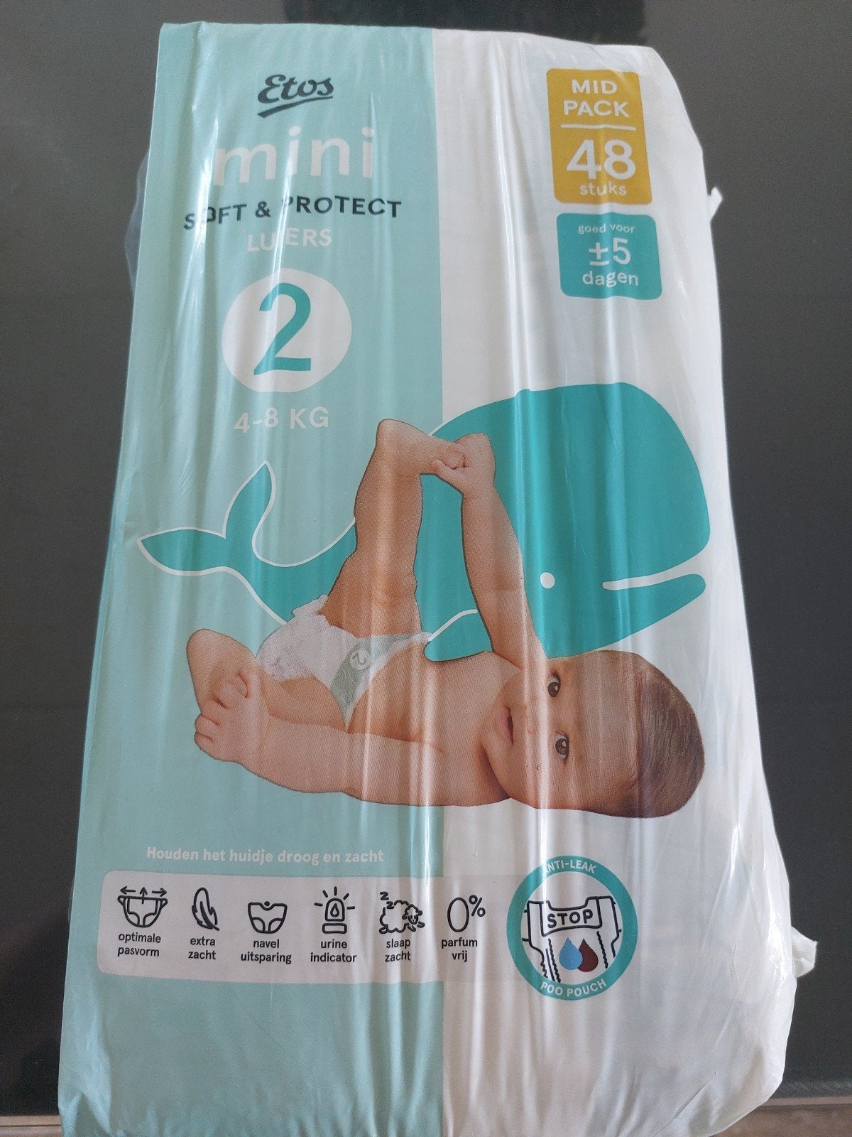 Luiers etos nieuw pak!! maat 2, Ophalen, Nieuw, Overige typen