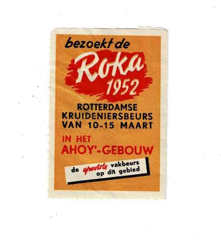 Oude sluitzegel van "ROKA 1952", Verzenden, Zo goed als nieuw, Overige typen