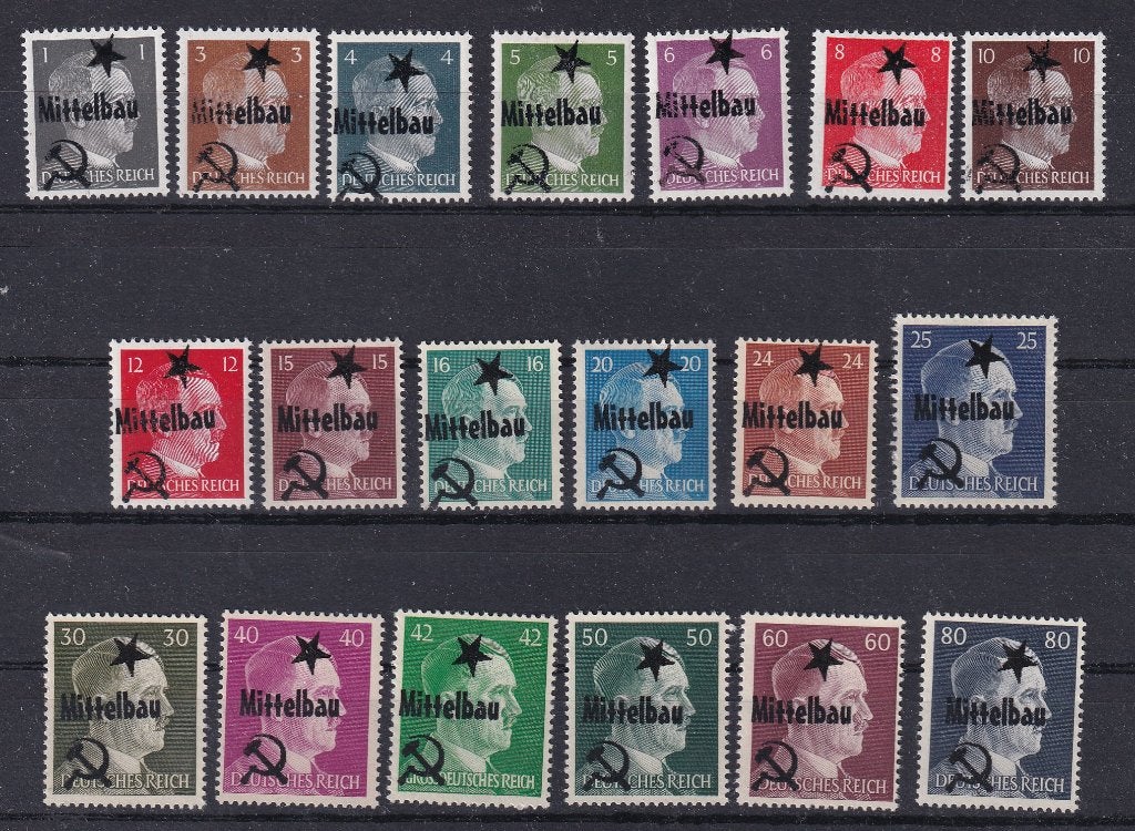 A232) 1944 WO2 Kamp Mittelbau 1/80 pf opdrukken geen gar, Ophalen of Verzenden, Duitse Keizerrijk, Postfris