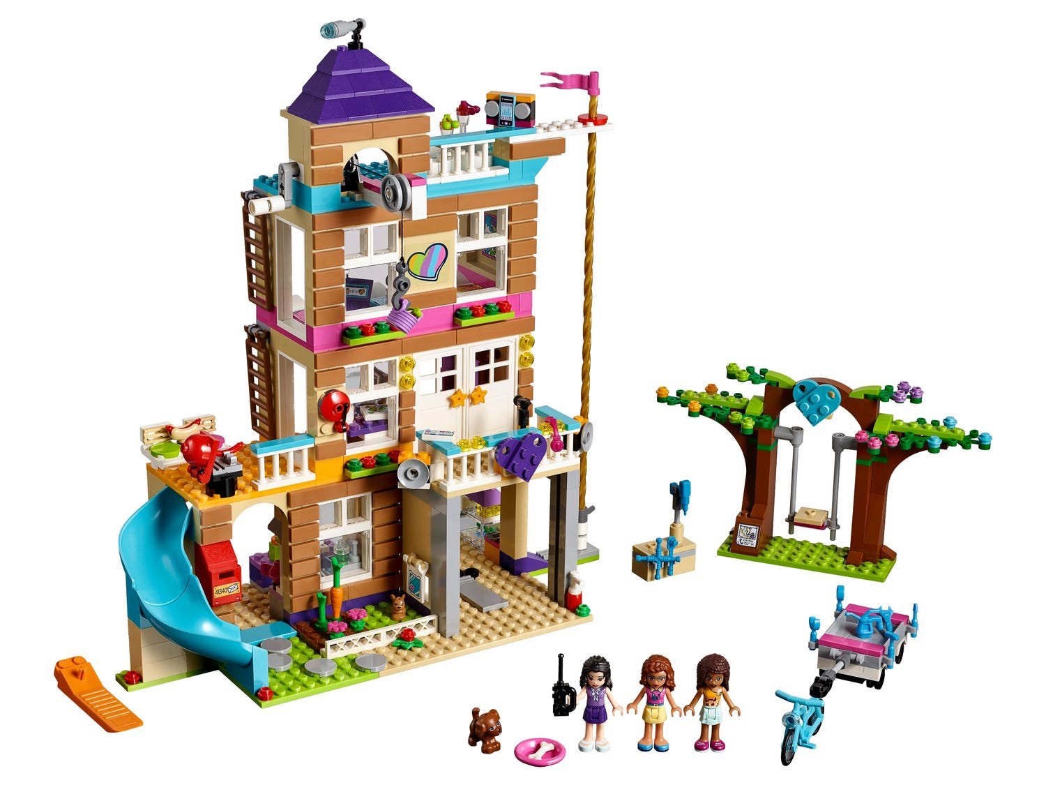 Lego Friends Vriendschapshuis 41340, Lego, Friends, Ophalen of Verzenden, Complete set