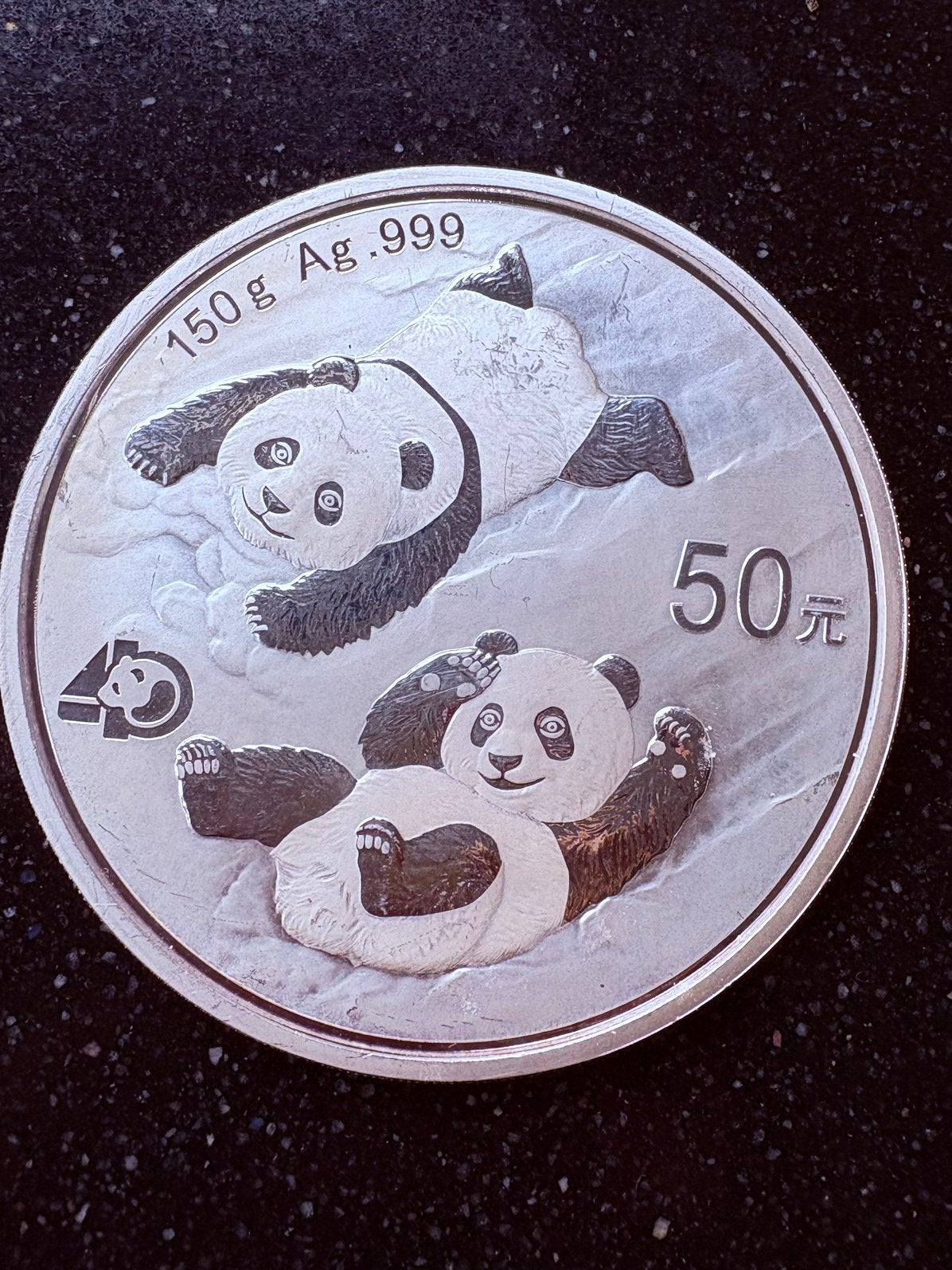 Chinese Panda 150 gram zilveren munt 2022, Ophalen of Verzenden, Zilver