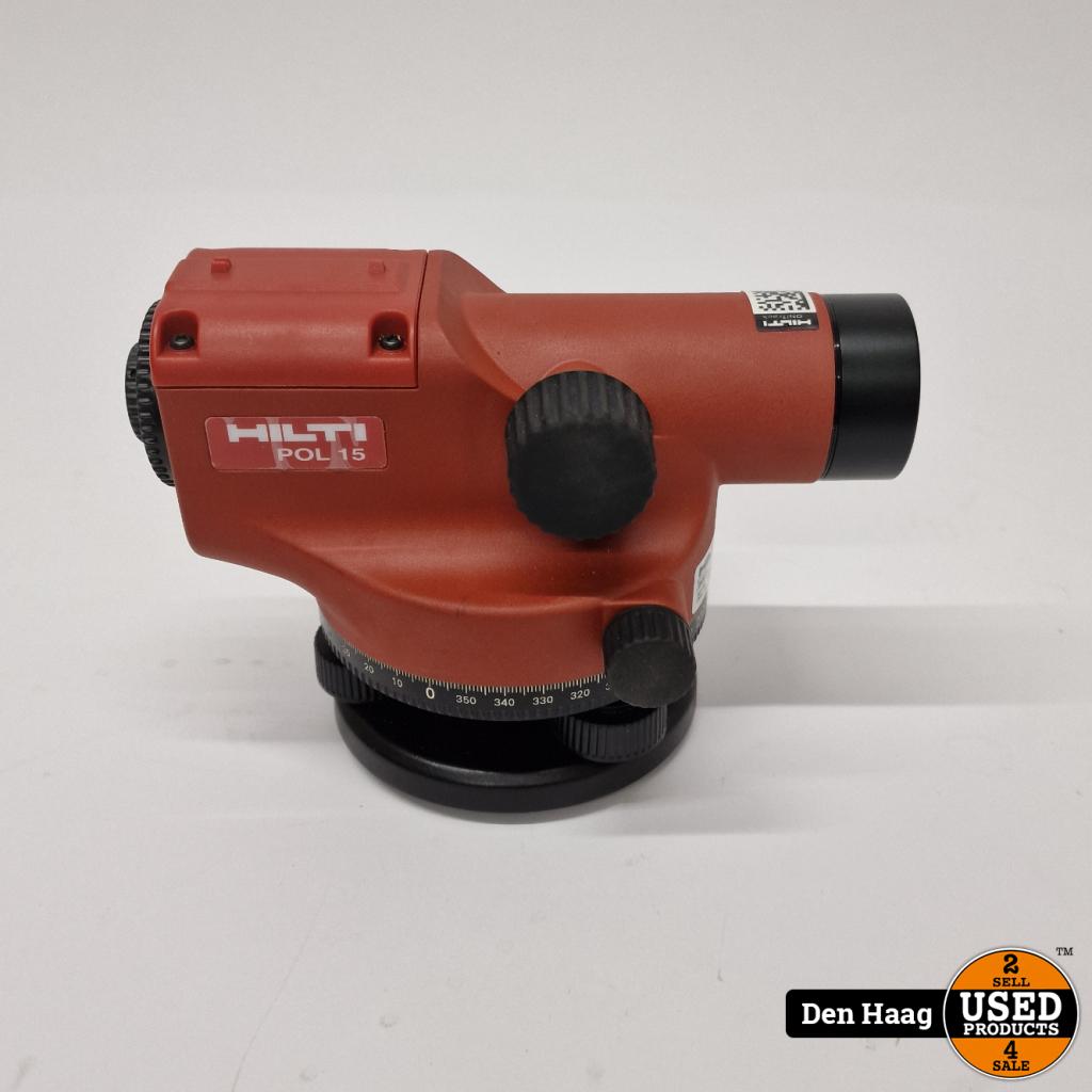 Hilti Pol15 Optisch Waterpastoestel | nette staat, Doe-het-zelf en Verbouw, Meetapparatuur, Hilti, Zo goed als nieuw, Support@hilti.com