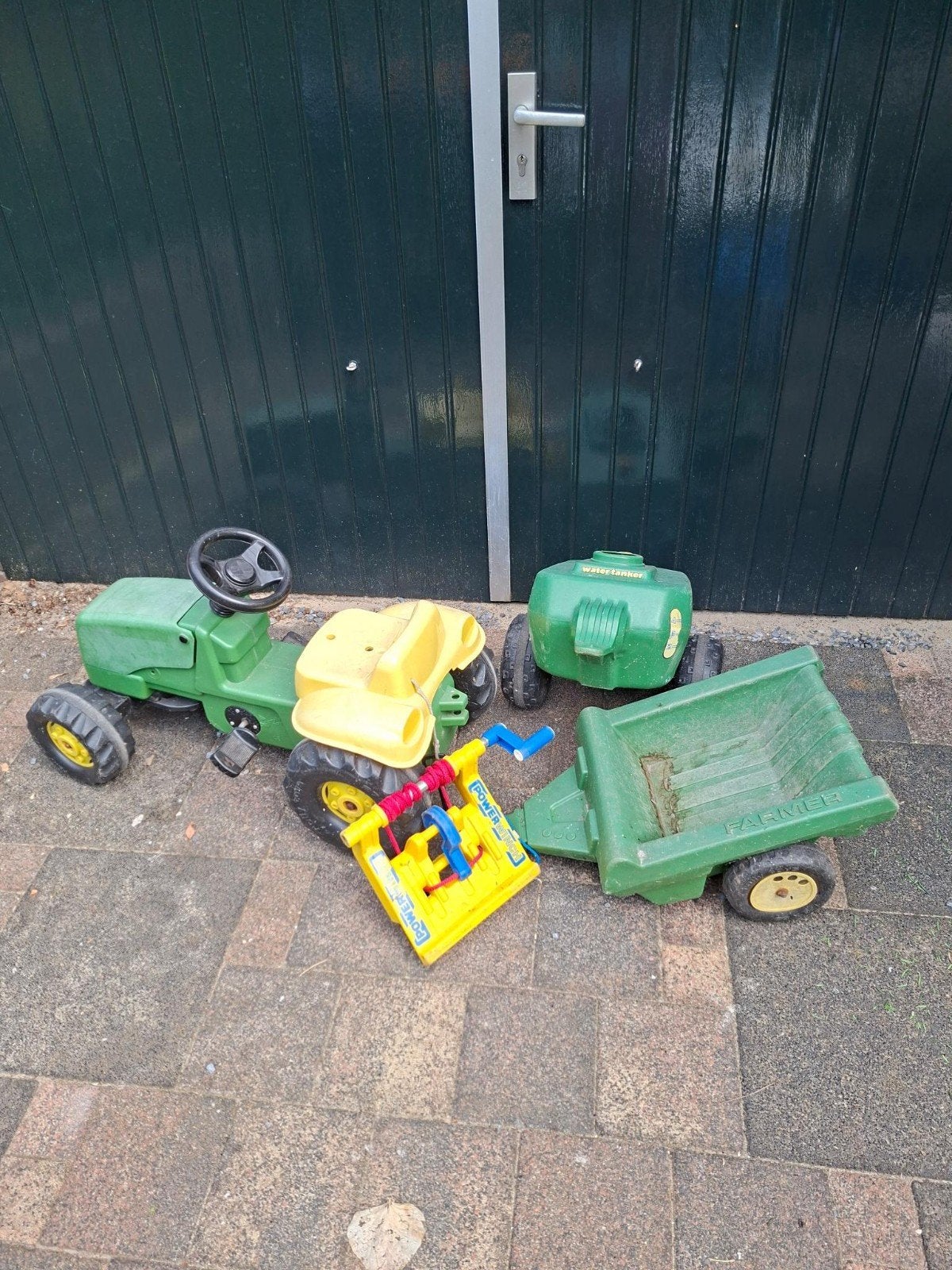Rolly Toys traptrekker met toebehoren, Ophalen, Gebruikt, Trapvoertuig