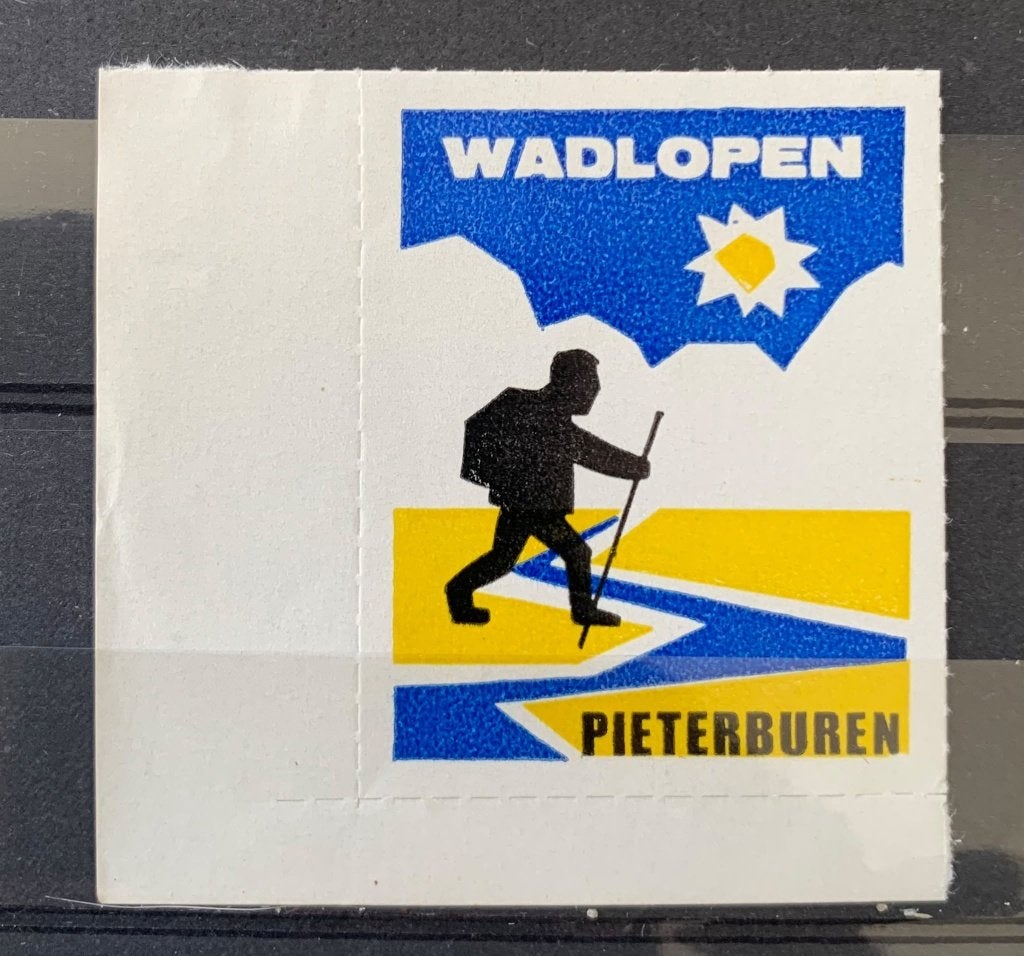 Sluitzegel Pieterburen wadlopen, Verzenden, Na 1940, Postfris