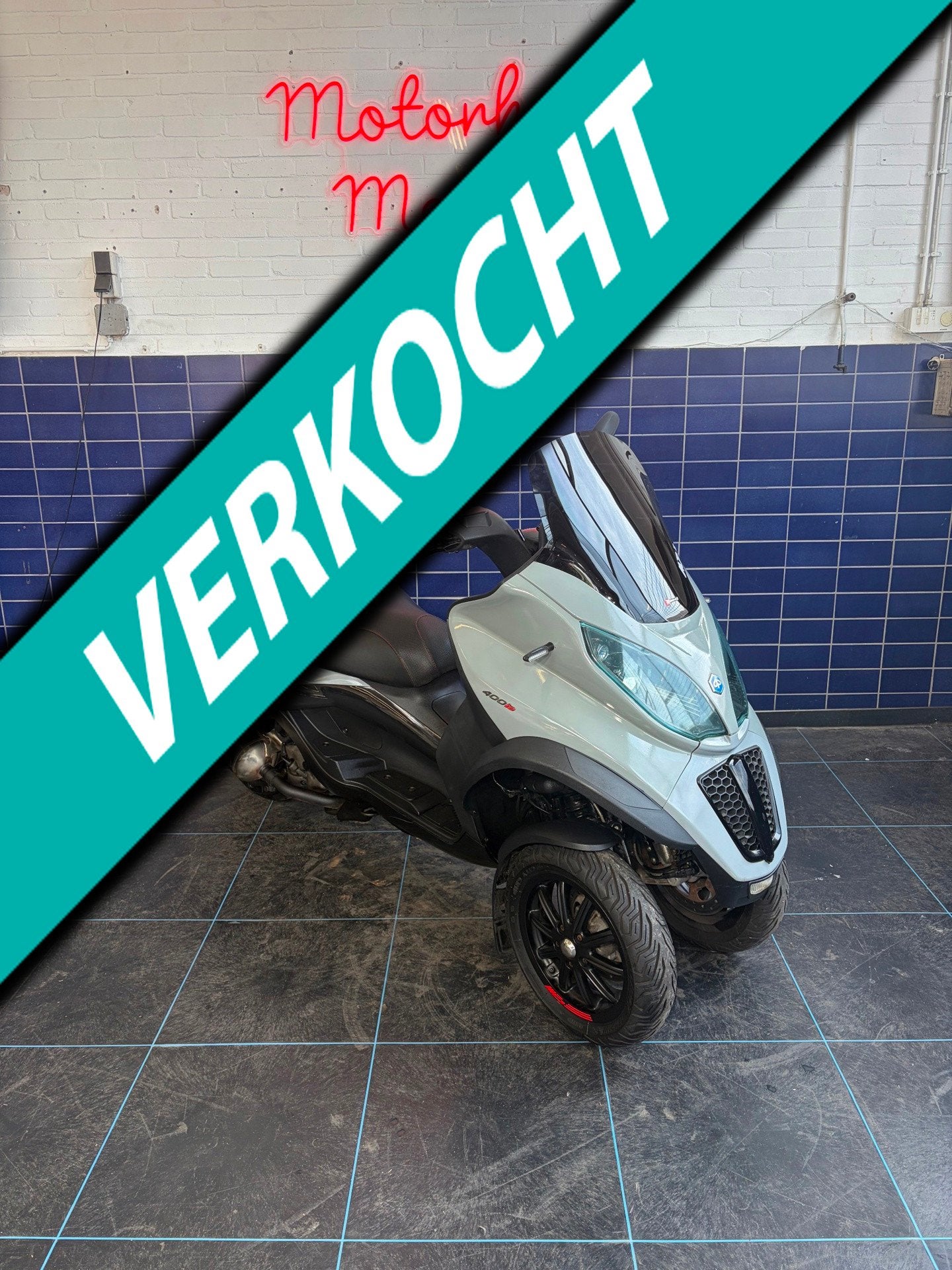 Piaggio Scooter 400 LT MP3 Autorijbewijs, Scooter, Bedrijf, 399 cc, 12 t/m 35 kW
