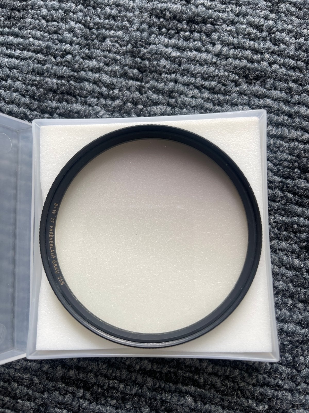 B+W 77mm Grijs Verloopfilter 25% (ND-filter), Ophalen, B+W, ND-filter, Zo goed als nieuw