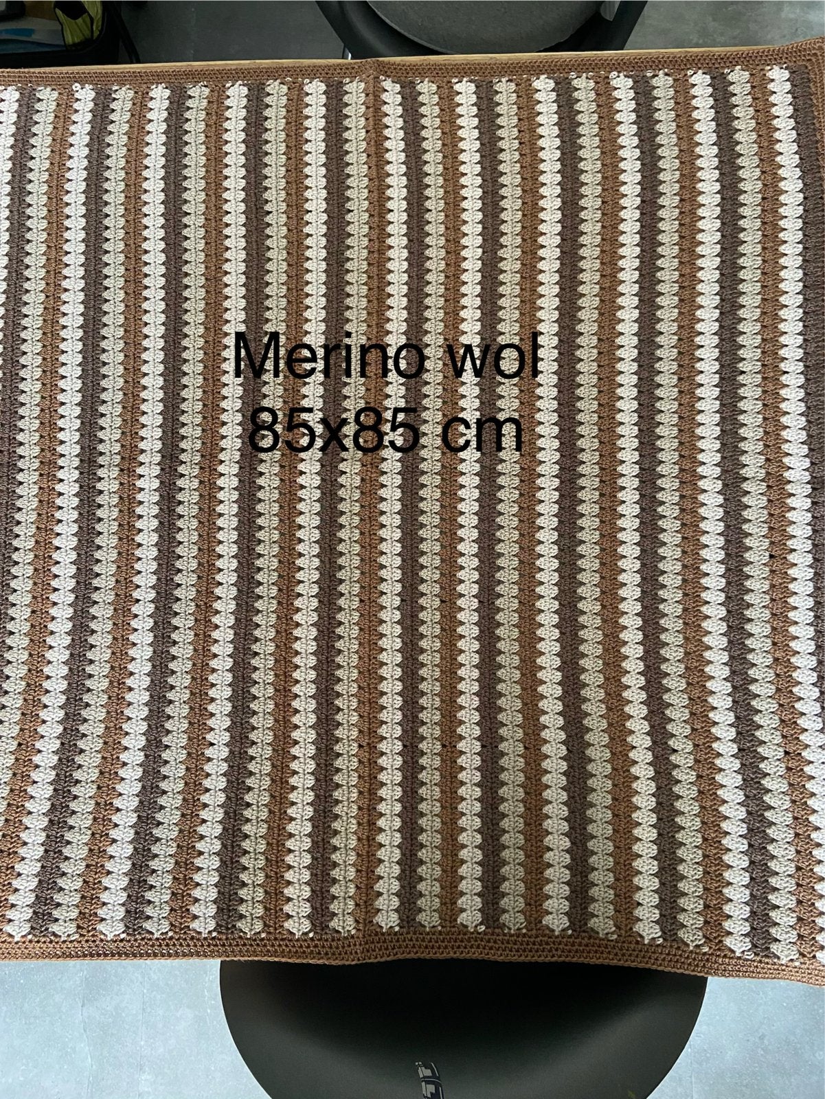 Handgemaakte babydeken van Drops Baby Merino wol, Ophalen of Verzenden, Nieuw, Haken, Patroon of Boek