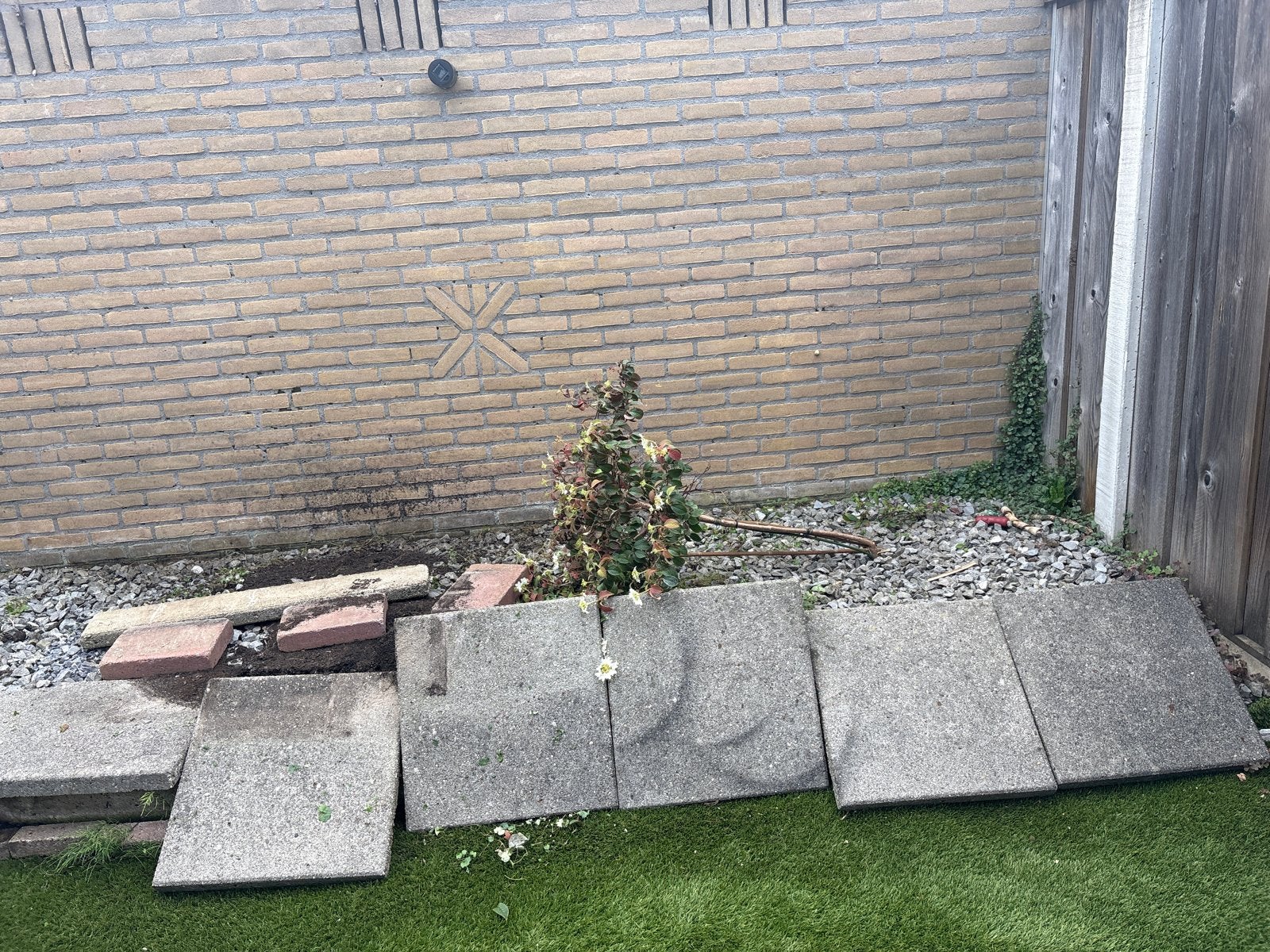 Gebruikte terrastegels 8x, Tuin en Terras, Ophalen, Gebruikt, Minder dan 5 m², Beton