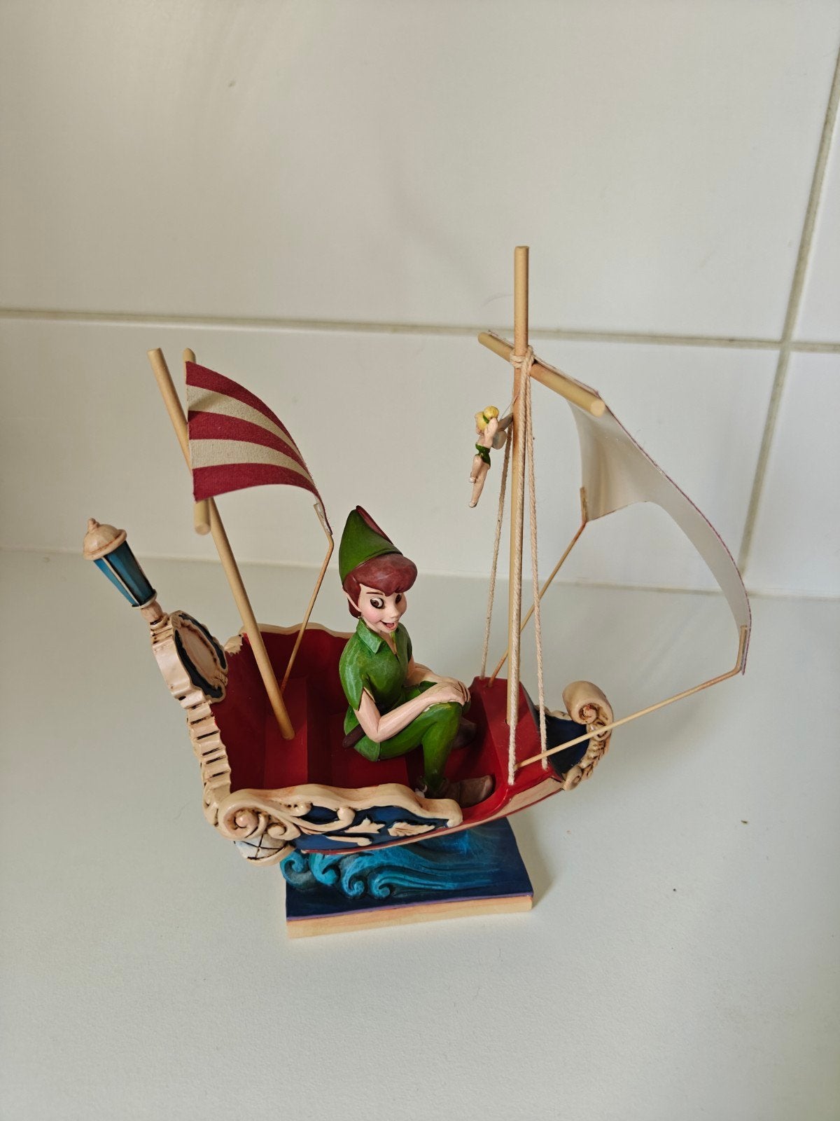 Peter pan, Ophalen, Peter Pan of Pinokkio, Zo goed als nieuw, Beeldje of Figuurtje