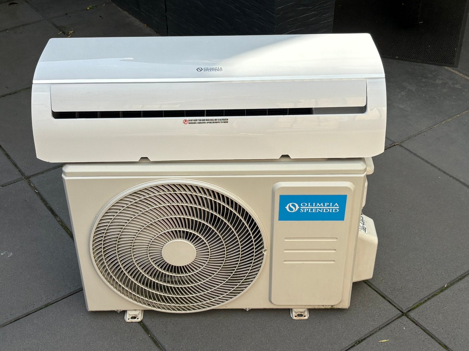 Olimpia Splendid 3,5kw splitunit airco, Ophalen, Gebruikt, Koelen en Ontvochtigen, 3 snelheden of meer
