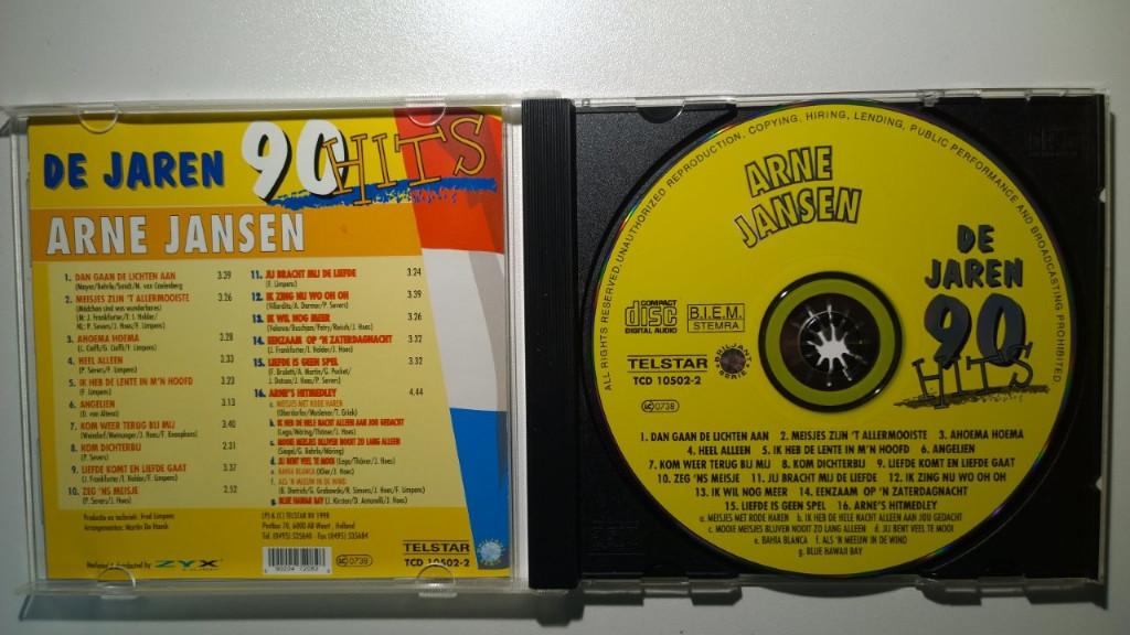Arne Jansen - De Jaren 90 Hits, Ophalen of Verzenden, Zo goed als nieuw, Pop