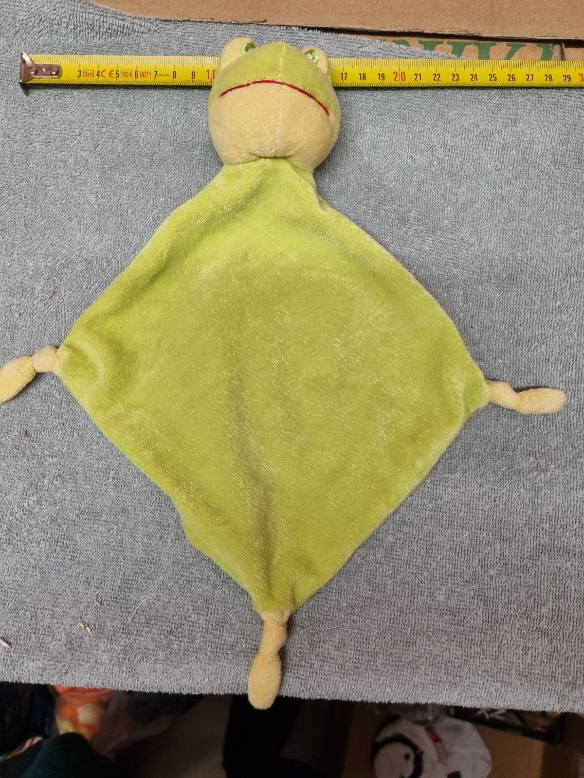 kikker knuffel doekje groen nr 63, Kinderen en Baby's, Ophalen of Verzenden, Kikker