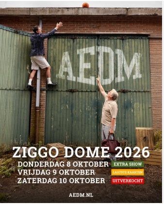Acda en de Munnik 10 oktober 2026 Ziggo dome, Eén persoon, Oktober, Pop