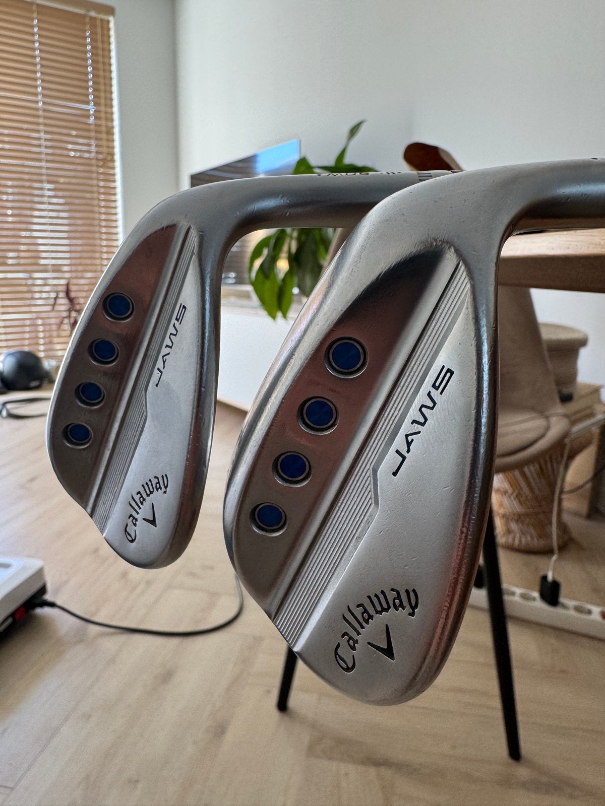 Callaway Jaws Wedges 60 en 52 graden, 10 bounce, Sport en Fitness, Golf, Ophalen of Verzenden, Gebruikt, Club, Callaway