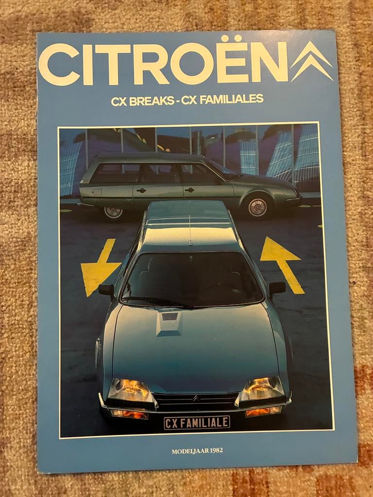 Citroën CX Breaks en Familiales brochure 1982, Ophalen of Verzenden, Zo goed als nieuw, Citroën
