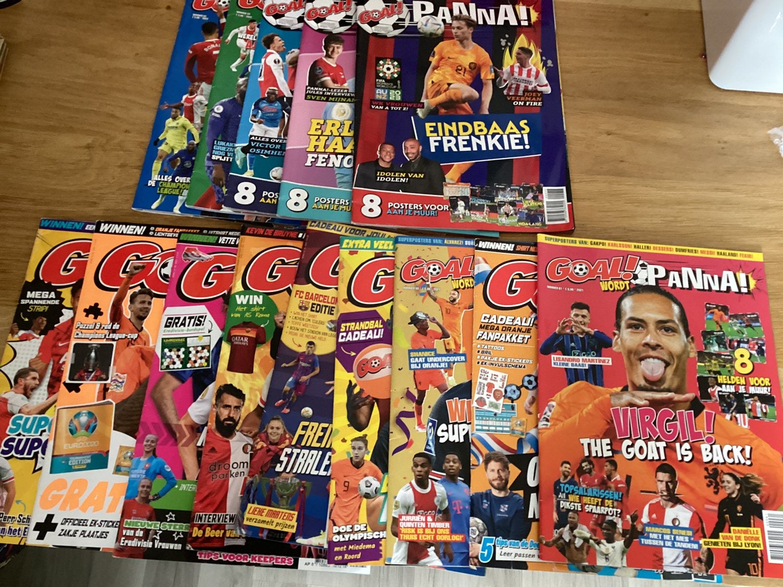 Panna (Goal) tijdschriften - 45 stuks, Ophalen, Gelezen, Sport en Vrije tijd