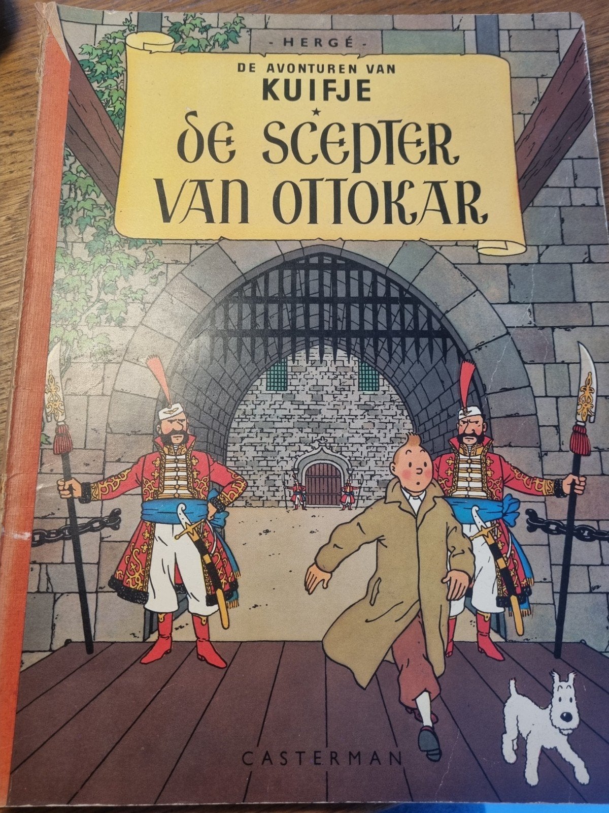 Kuifje: De Scepter van Ottokar - Hergé (Casterman 1947), Eén stripboek, Verzenden, Gelezen, Hergé