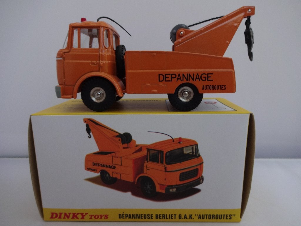 Berliet G.A.K. Dépanneuse Oranje nr: 589A Dinky Toys 1:50, Ophalen of Verzenden, Nieuw, Bus of Vrachtwagen, Dinky Toys