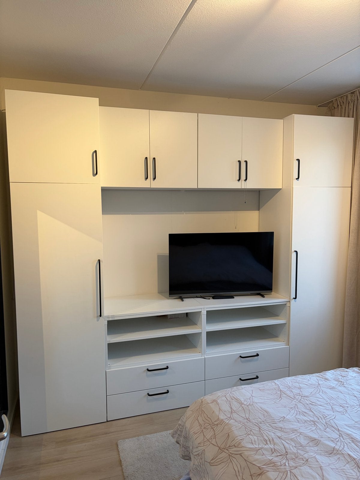 IKEA PLATSA Kledingkast met TV-meubel en opbergruimte, Ophalen, Overige materialen, 200 cm of meer, Nieuw