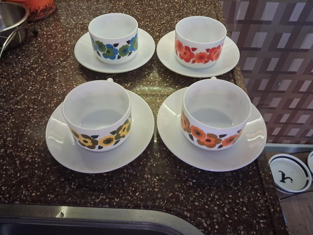 Speciaal, extra groot formaat koffiekopjes / soepkom, Antiek en Kunst, Ophalen of Verzenden
