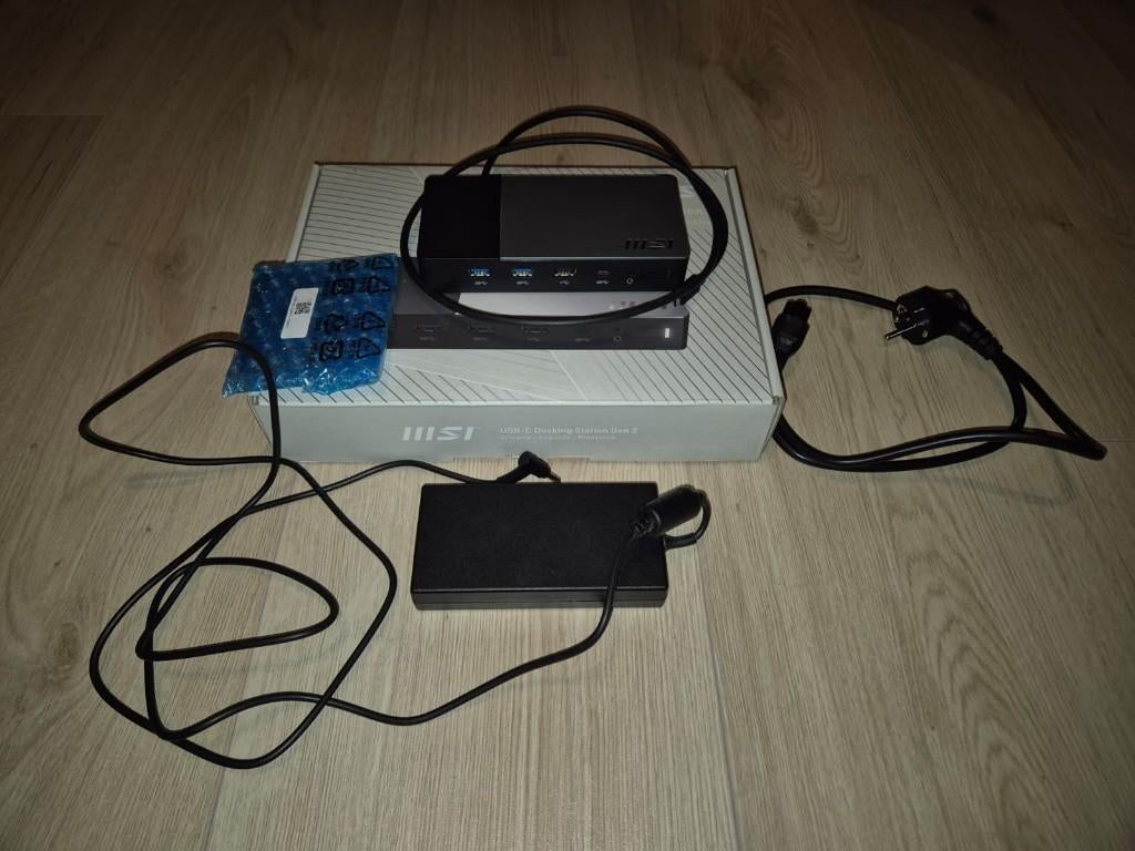 MSI USB-C Docking Station Generatie 2, zie beschrijving, Docking station, MSI, Ophalen of Verzenden, Laptop