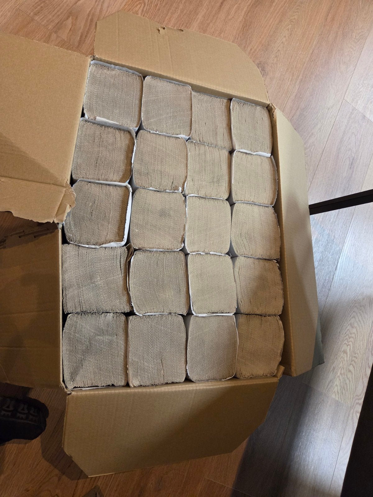 tissues voor dispencer, Ophalen