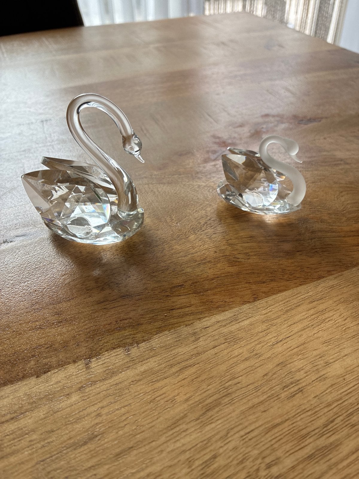 Zillertaler Kristal Zwanen - Set van 2, Ophalen